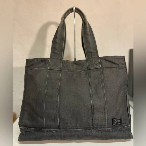 Porter Yoshida & Company Limited Tokyo Japan Canvas Black Shoulder Smoke Bag